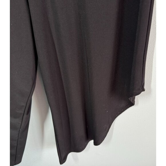 Annalee + Hope Womens Jersey Romper Jumpsuit Large Black Sleeveless Effortless - Picture 4 of 8